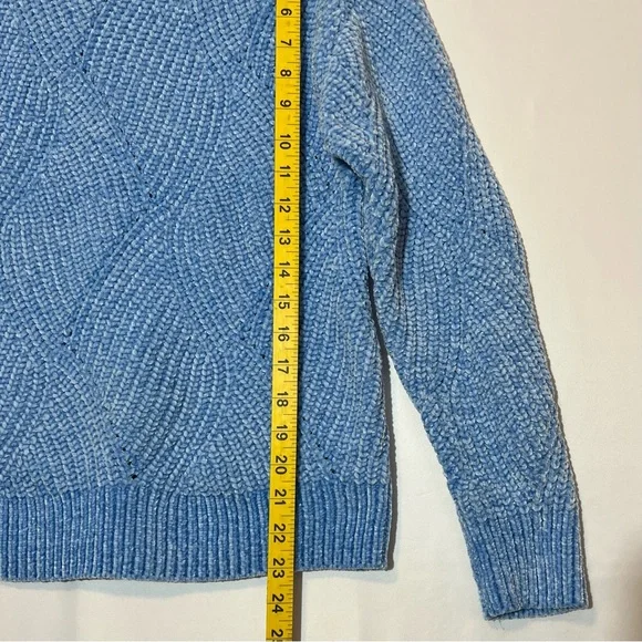 Tommy Bahama Knit Women's Shell St Luna Sweater Size XS/TP Light Blue Soft - Picture 6 of 9